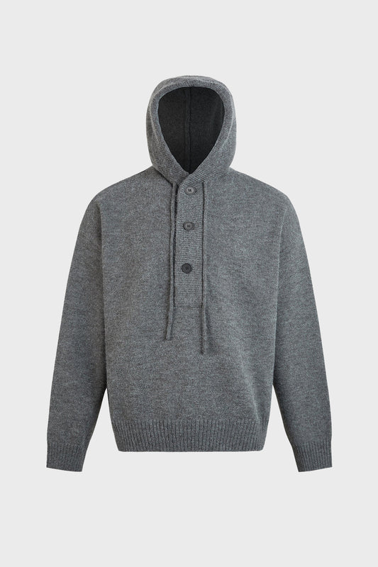 Durable Knit Hoodie with Anti-Pilling Technology