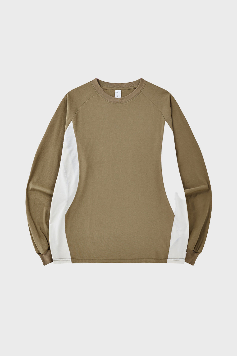 Lightweight Colorblock Long-Sleeve Crewneck