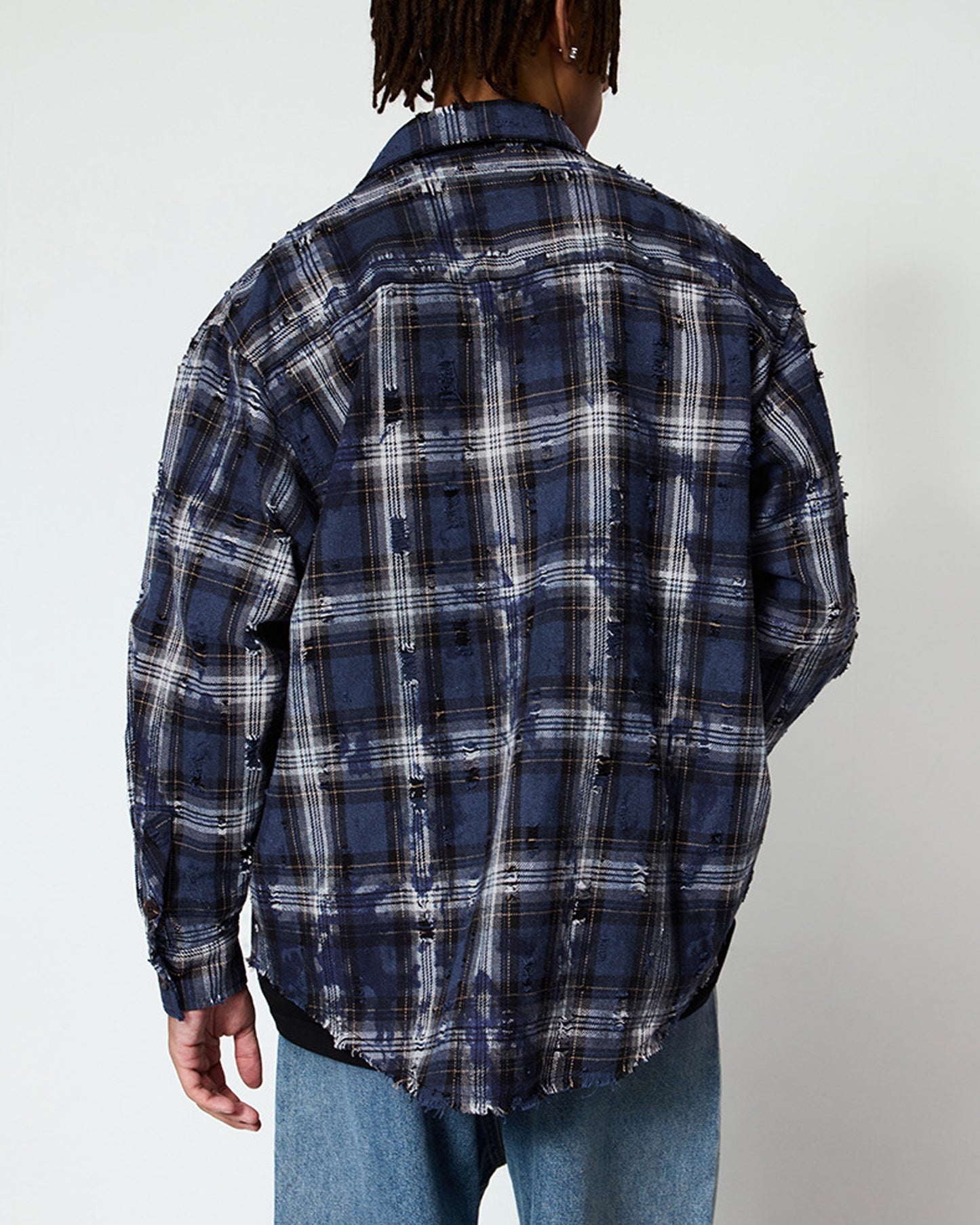 Distressed Vintage Plaid Shirt – Rugged American Heritage