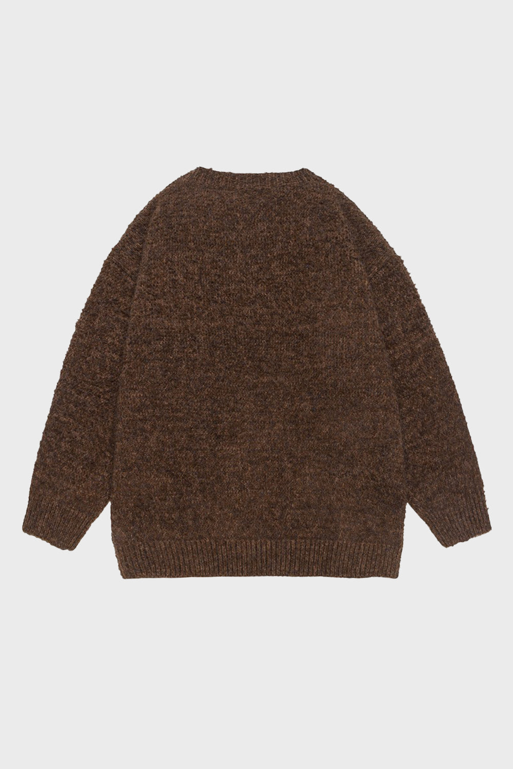 Vintage Wool-Blend Crew Neck Sweater: Timeless Comfort, Redefined