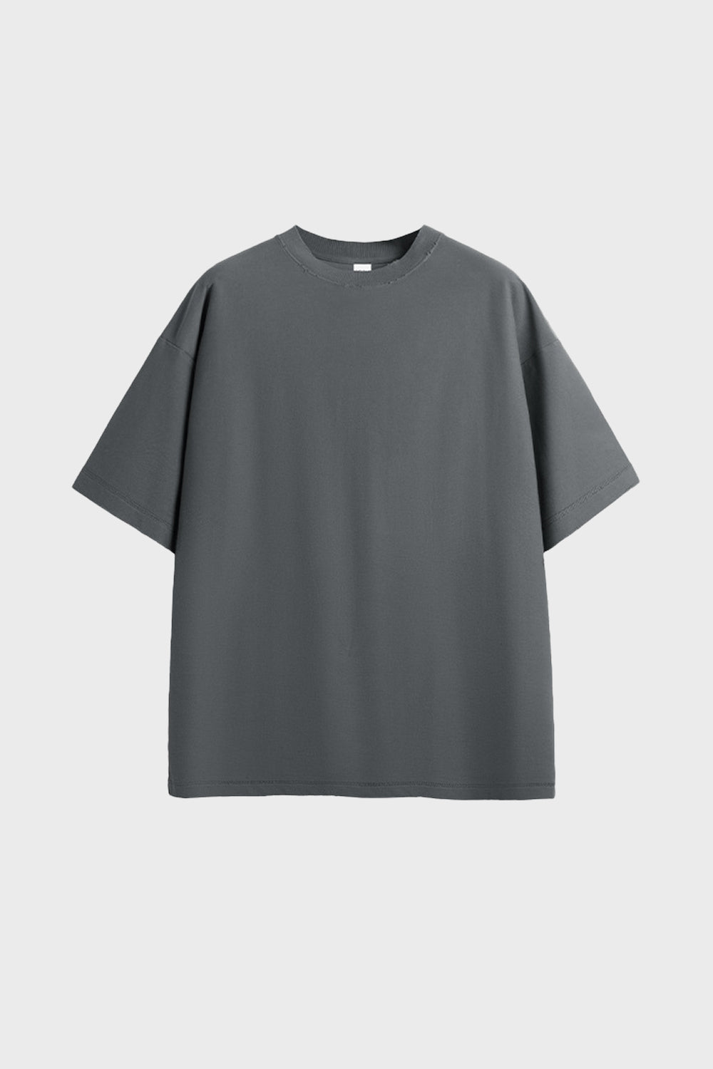 Minimalist Oversized Tee with Distressed Charm