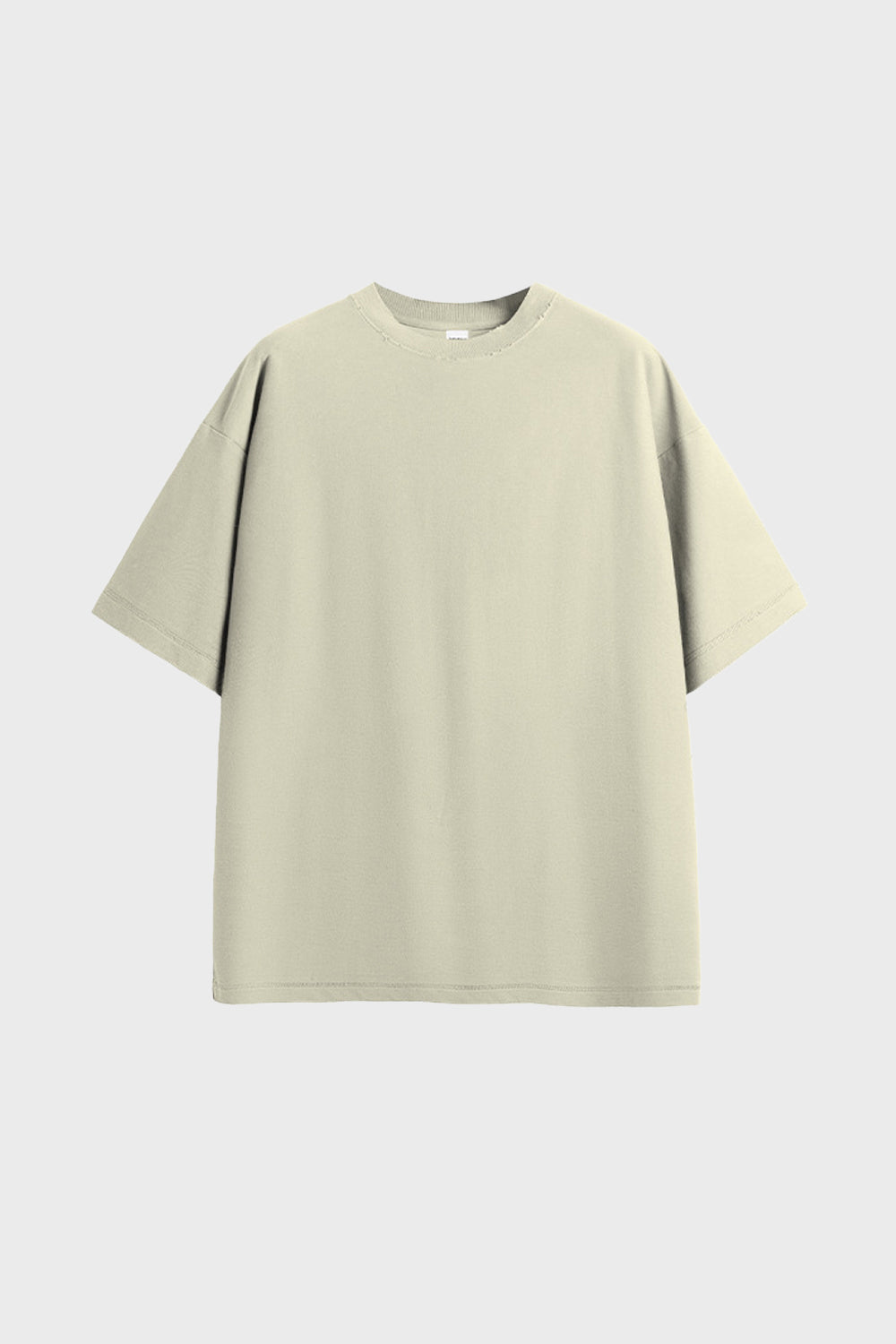 Minimalist Oversized Tee with Distressed Charm