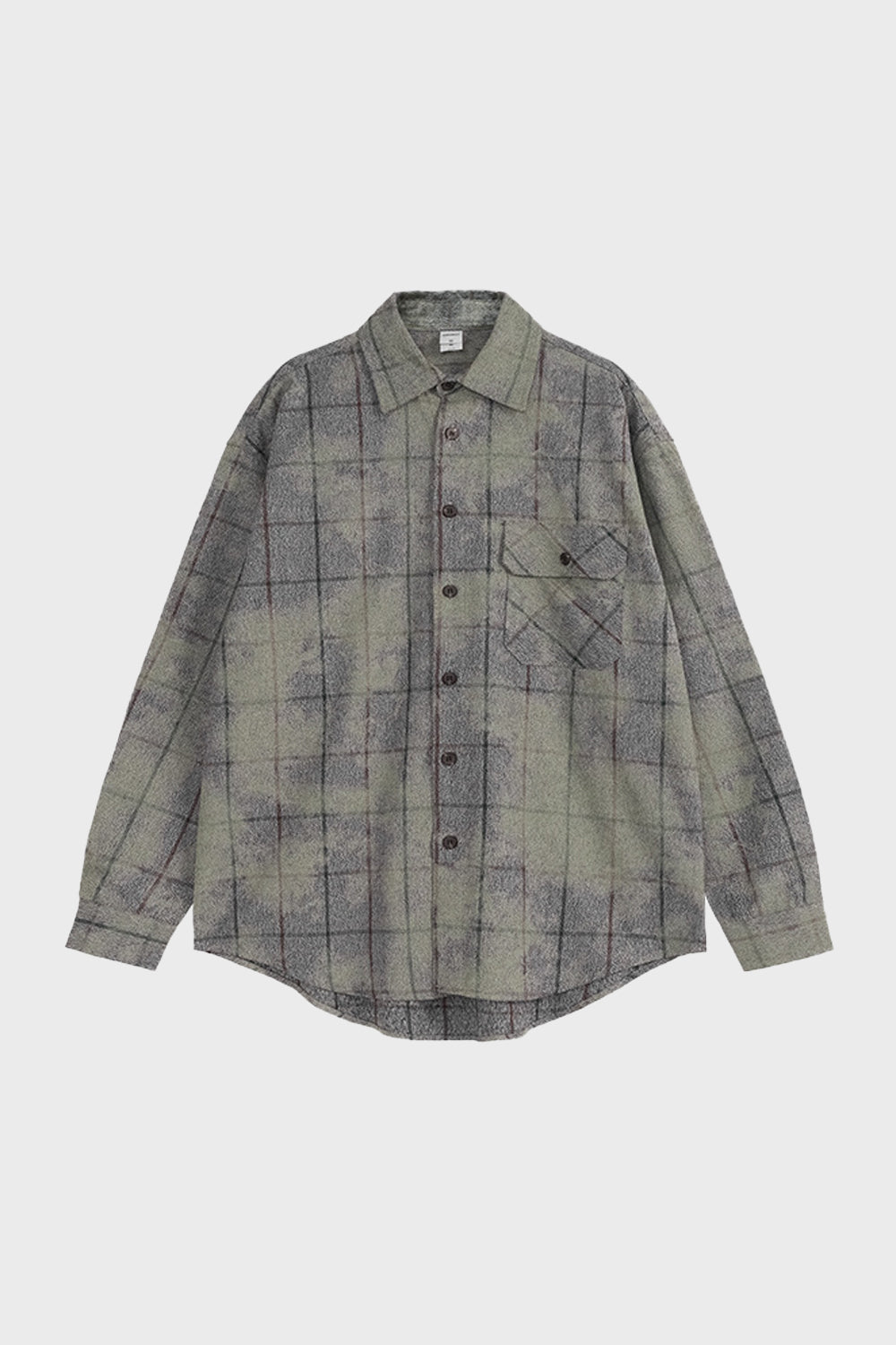 Hand-Dyed Wax Batik Plaid Shirt: Timeless Craftsmanship