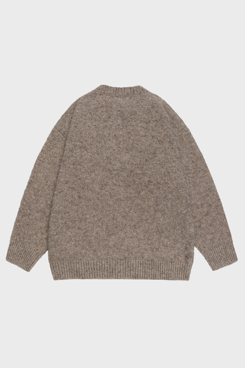 Vintage Wool-Blend Crew Neck Sweater: Timeless Comfort, Redefined